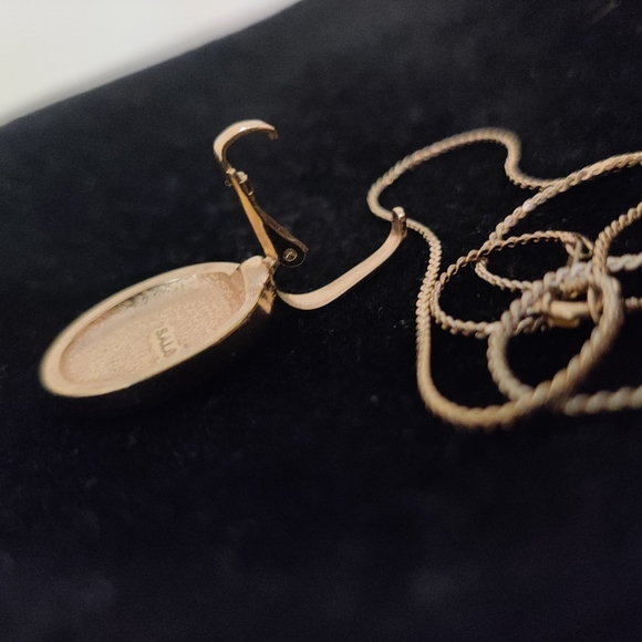 Vintage Authentic Swarovski S.A.L Pendant/ Pearls Enhancer Necklace - Picture 8 of 12